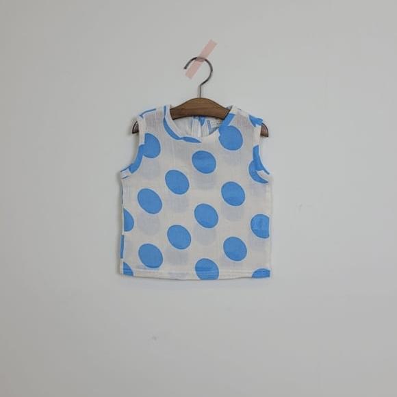 Dot Linen Tee find Stylish Fashion for Little People- at Little Foxx Concept Store