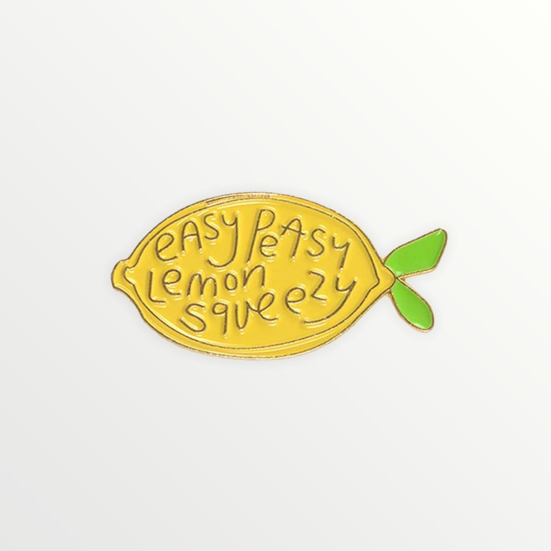 Easy Lemon Emaille Pin find Stylish Fashion for Little People- at Little Foxx Concept Store