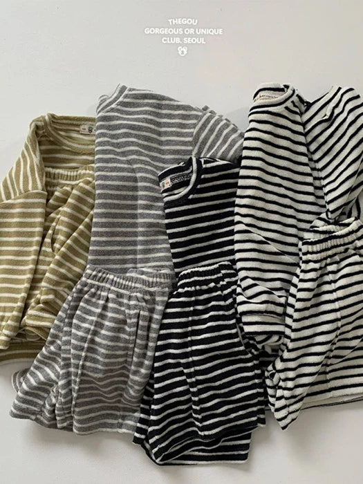 Terry Stripe Set (Kids)_byLittleFox_jetztvorbestellen