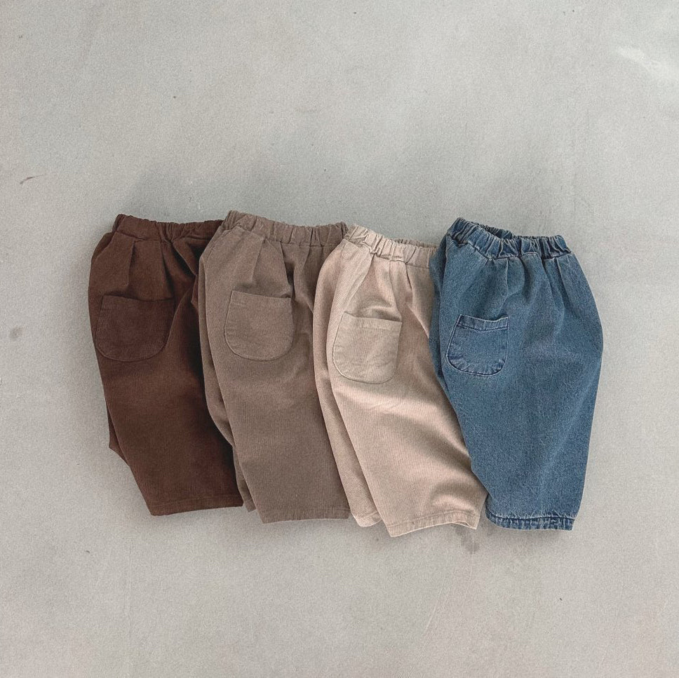 Finger Pants - Corduroy Brown find Stylish Fashion for Little People- at Little Foxx Concept Store