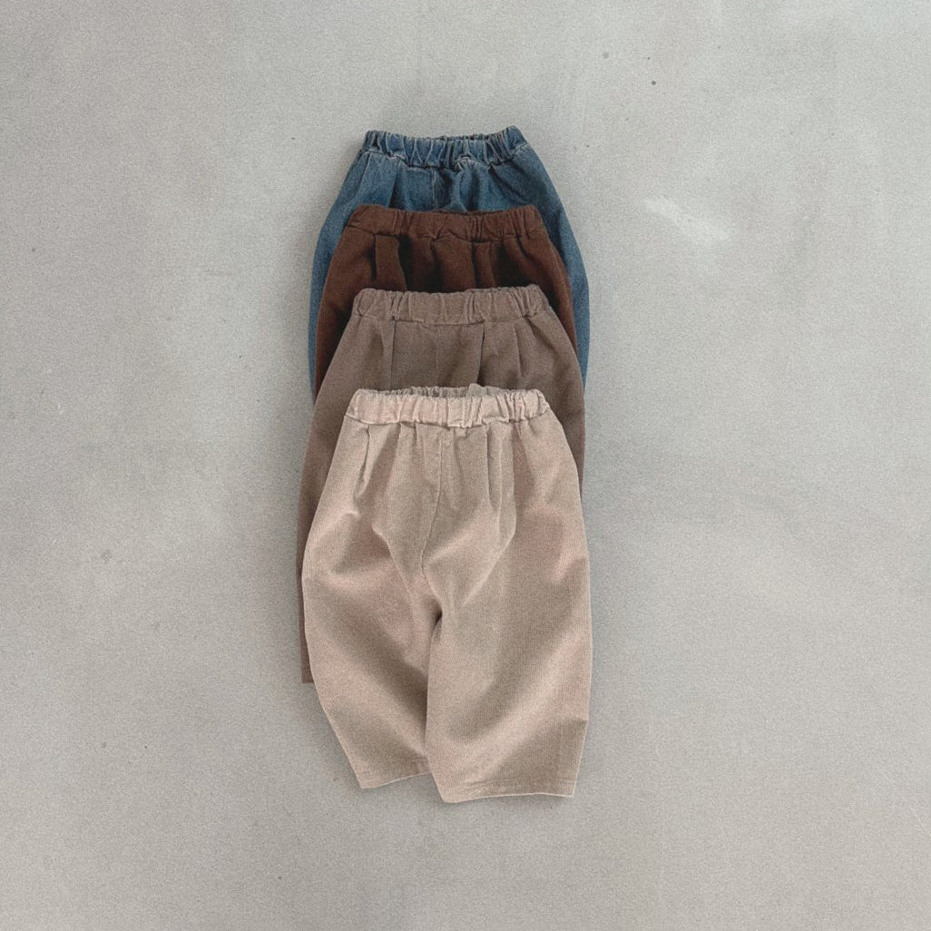 Finger Pants - Corduroy Latte find Stylish Fashion for Little People- at Little Foxx Concept Store