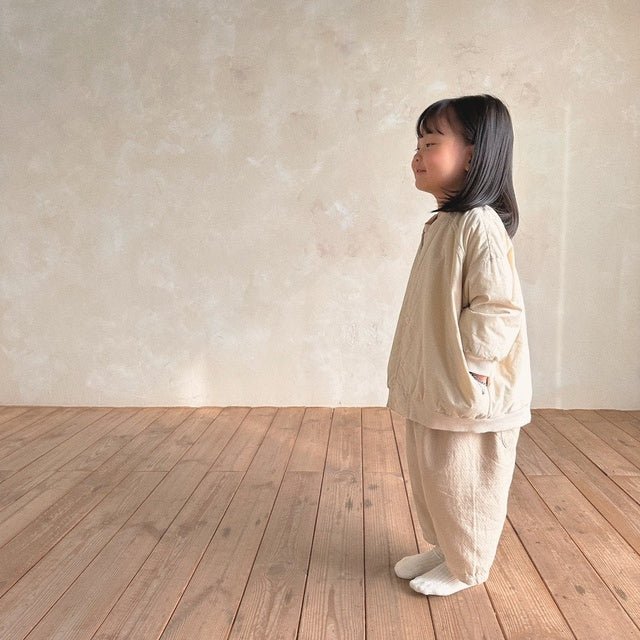 Finger Pants - Cream find Stylish Fashion for Little People- at Little Foxx Concept Store