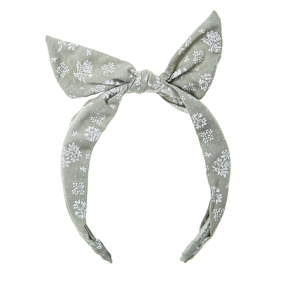 Floral Sprig Tie Headband find Stylish Fashion for Little People- at Little Foxx Concept Store