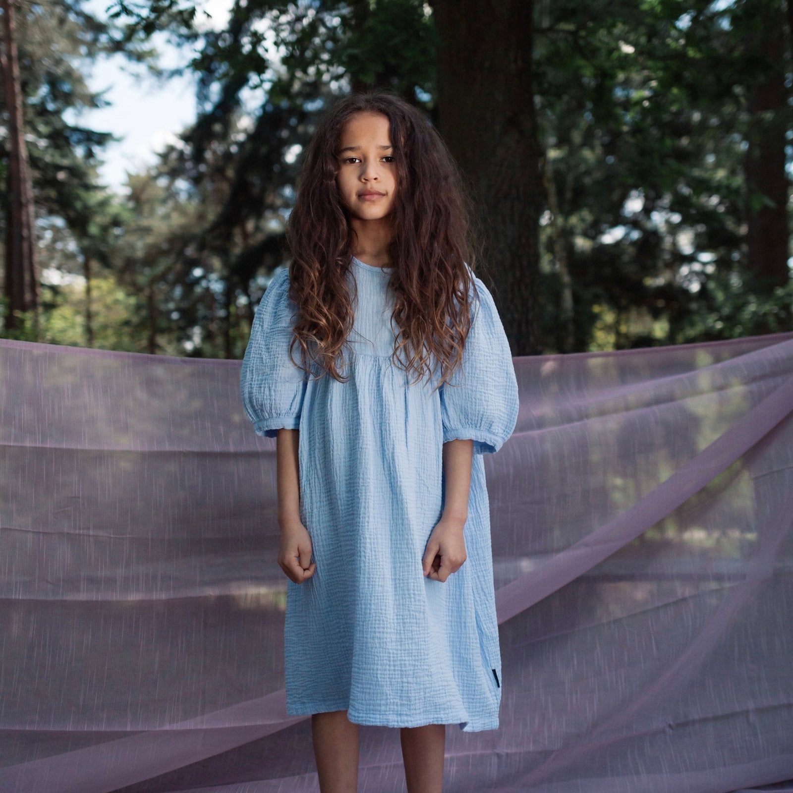 Gigi Dress - Serenity Blue find Stylish Fashion for Little People- at Little Foxx Concept Store
