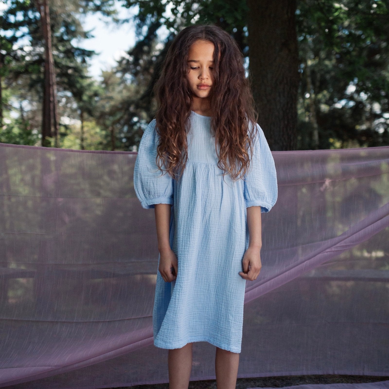 Gigi Dress - Serenity Blue find Stylish Fashion for Little People- at Little Foxx Concept Store