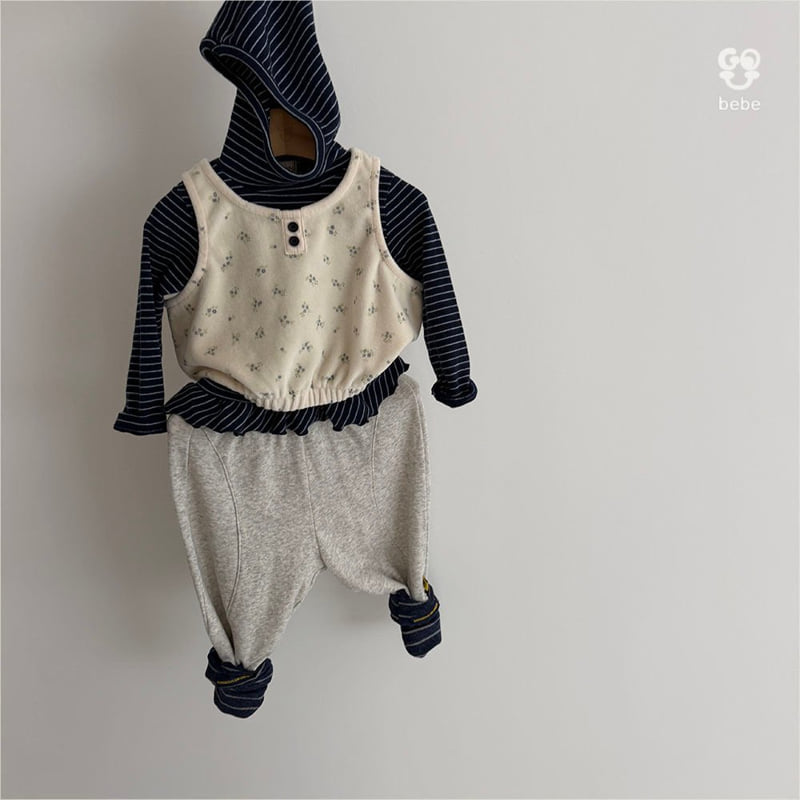 Little Foxx – Bebe Dot Mango Sleeveless
