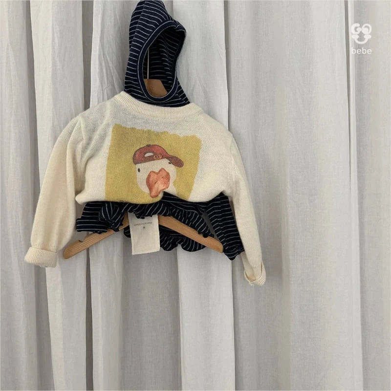 Little Foxx – Bebe Soft Hood Turtleneck Tee