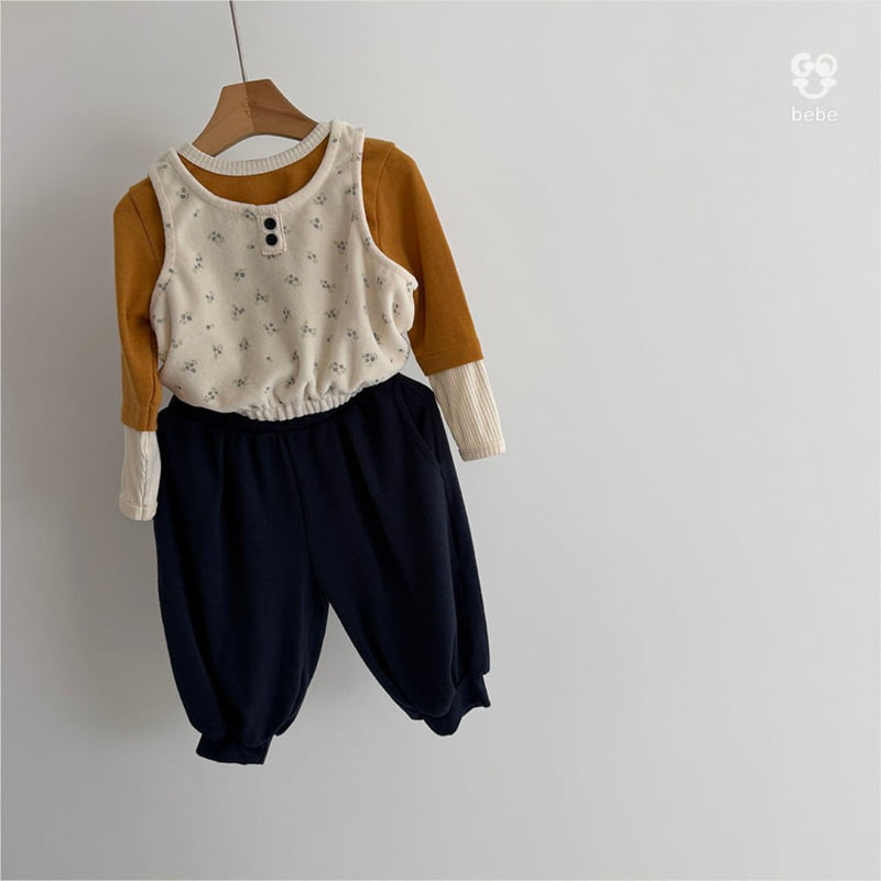 Little Foxx – Bebe Dot Mango Sleeveless