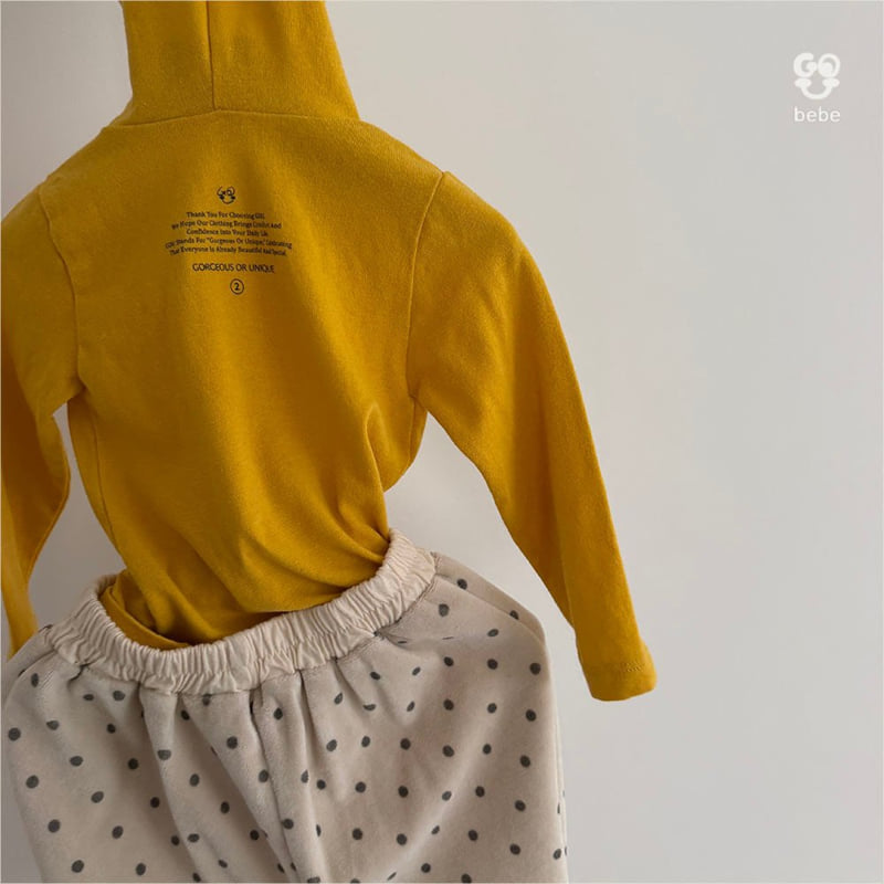 Little Foxx – B Hooded Turtleneck Tee