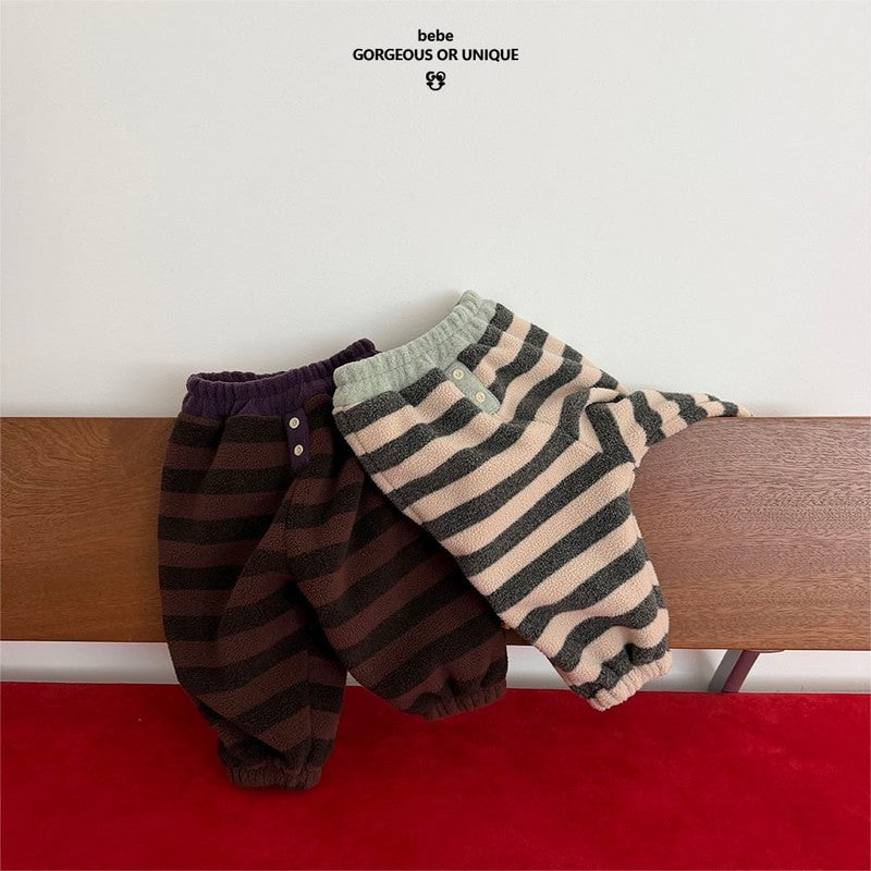 Little Foxx – Bebe Town Striped Pants