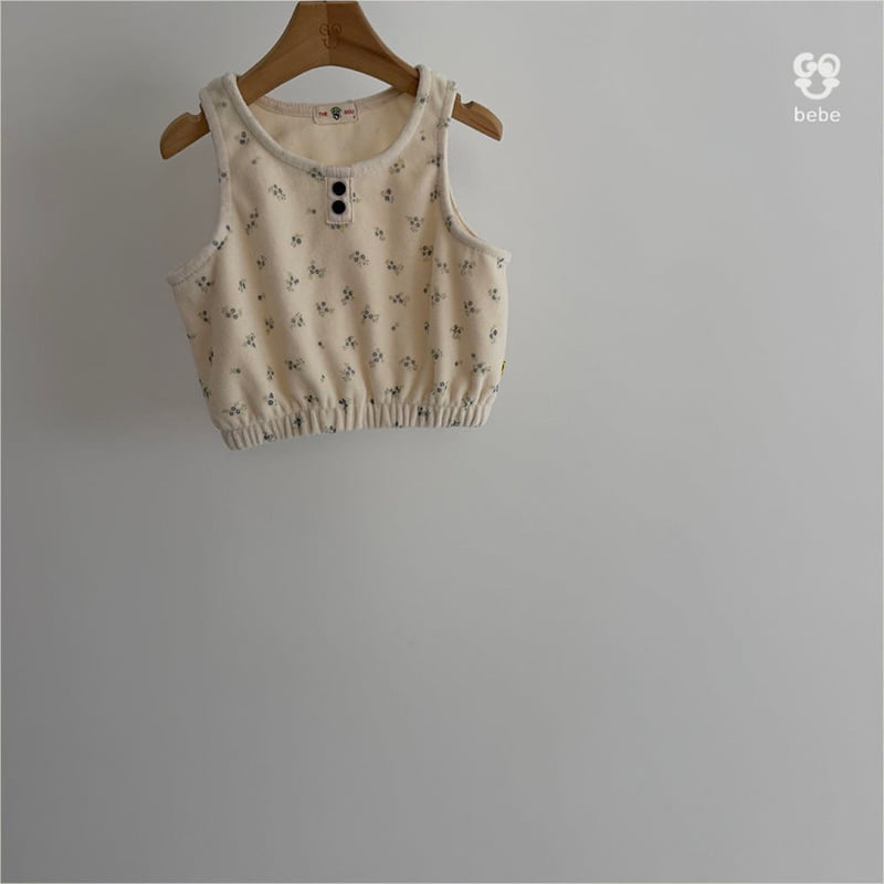 Little Foxx – Bebe Dot Mango Sleeveless