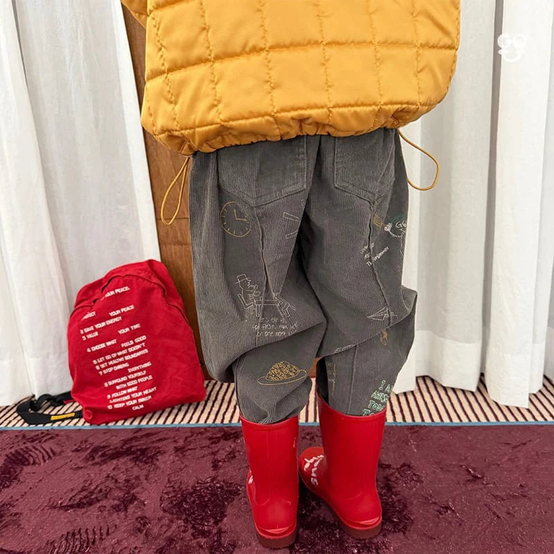 Little Foxx – Paint Diary Pants