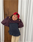 Little Foxx – Soft Hood Turtleneck Tee