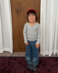 Little Foxx – Fine Grain Denim Pants