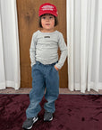 Little Foxx – Fine Grain Denim Pants