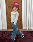 Little Foxx – Fine Grain Denim Pants