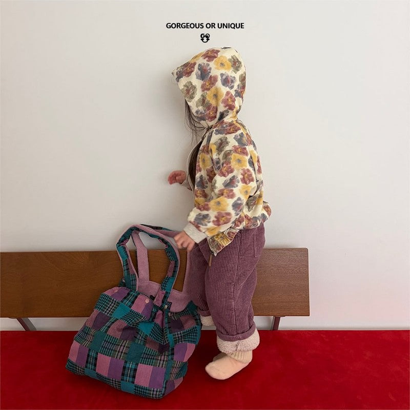 Little Foxx – Flower Hooded Zip-up