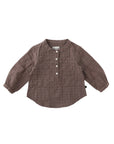 Grow Check Hemd - Khaki find Stylish Fashion for Little People- at Little Foxx Concept Store