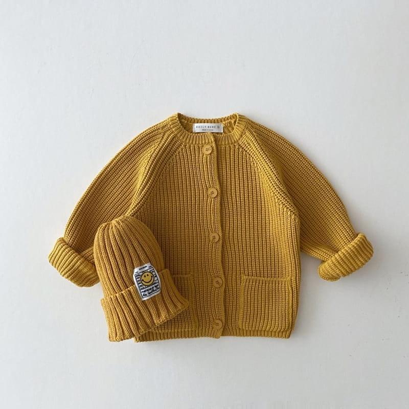 Hazzi Chunky Knit Cardigan - Honey find Stylish Fashion for Little People- at Little Foxx Concept Store