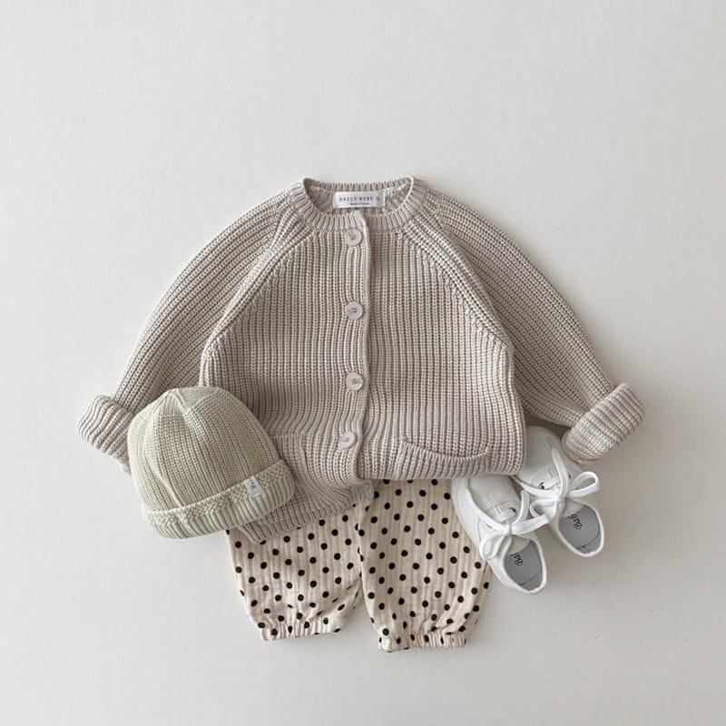 Hazzi Chunky Knit Cardigan für Baby und Kinder- Little Foxx Concept Store