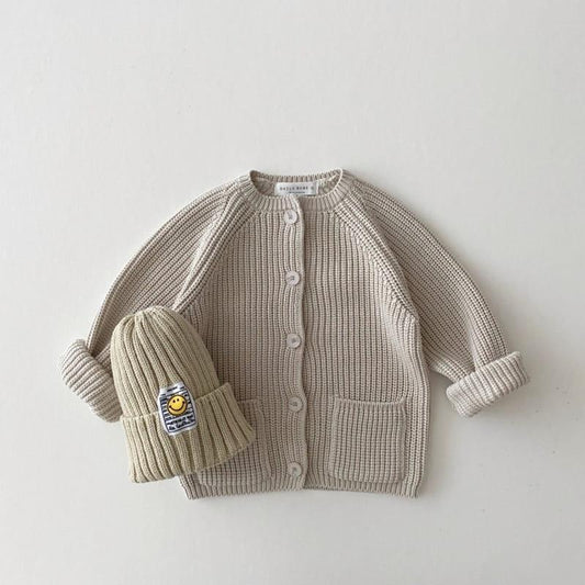 Hazzi Chunky Knit Cardigan für Baby und Kinder- Little Foxx Concept Store