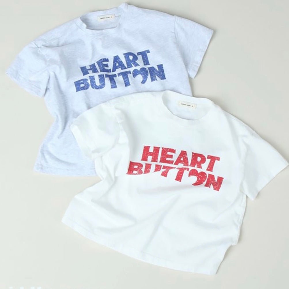 Heart Button Tee find Stylish Fashion for Little People- at Little Foxx Concept Store