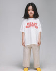 Heart Button Tee find Stylish Fashion for Little People- at Little Foxx Concept Store