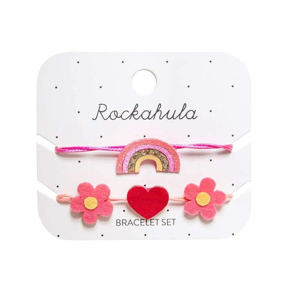 Hippy Rainbow Bracelet Set find Stylish Fashion for Little People- at Little Foxx Concept Store