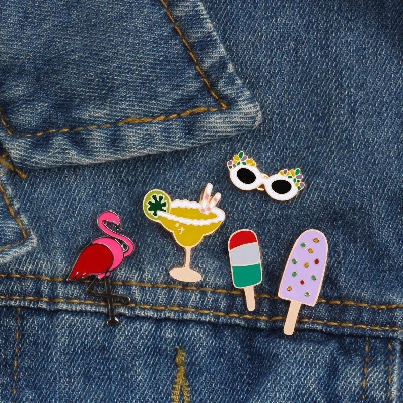 Ice - Cream Emaille Pin find Stylish Fashion for Little People- at Little Foxx Concept Store