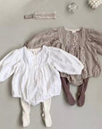 Jessi Eyelet Bodysuit find Stylish Fashion for Little People- at Little Foxx Concept Store