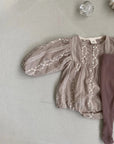 Jessi Eyelet Bodysuit find Stylish Fashion for Little People- at Little Foxx Concept Store