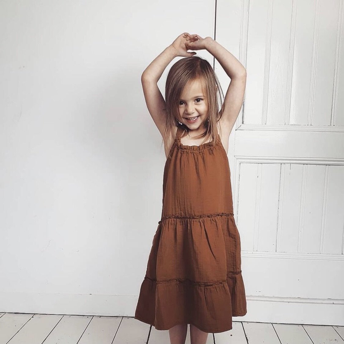 June Dress - Sandstone find Stylish Fashion for Little People- at Little Foxx Concept Store