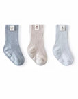 Label Rib Socken (3-er Set) find Stylish Fashion for Little People- at Little Foxx Concept Store