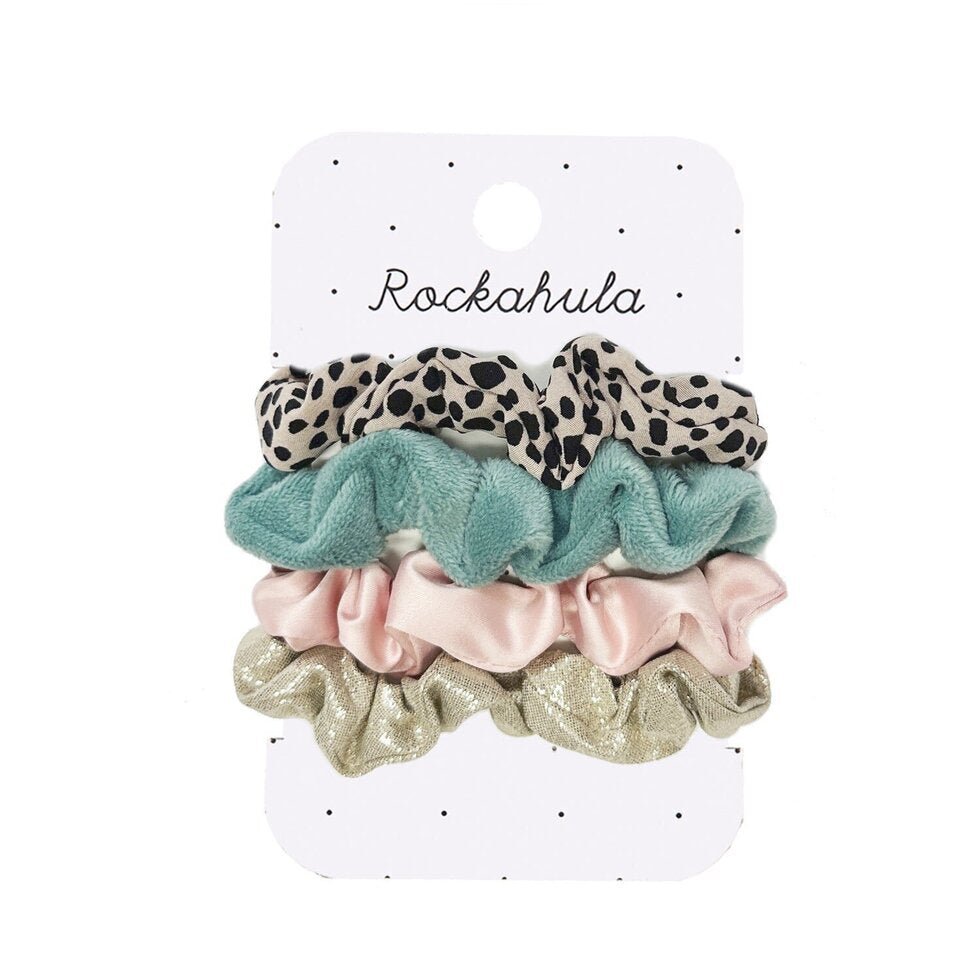 Leopard Love Scrunchie Set find Stylish Fashion for Little People- at Little Foxx Concept Store