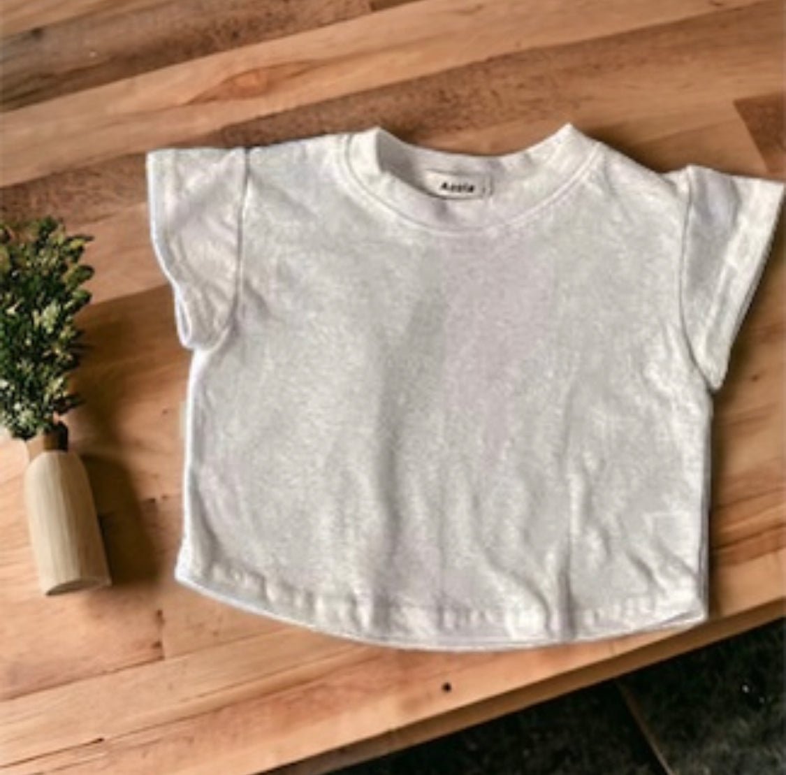 Linen Tee - Ivory find Stylish Fashion for Little People- at Little Foxx Concept Store