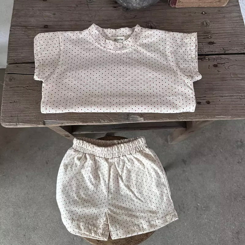 Linen Tee - Ivory find Stylish Fashion for Little People- at Little Foxx Concept Store