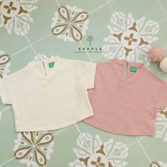 Linen Tee - Rose find Stylish Fashion for Little People- at Little Foxx Concept Store