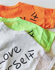 ‚Love yourself’ Tee find Stylish Fashion for Little People- at Little Foxx Concept Store