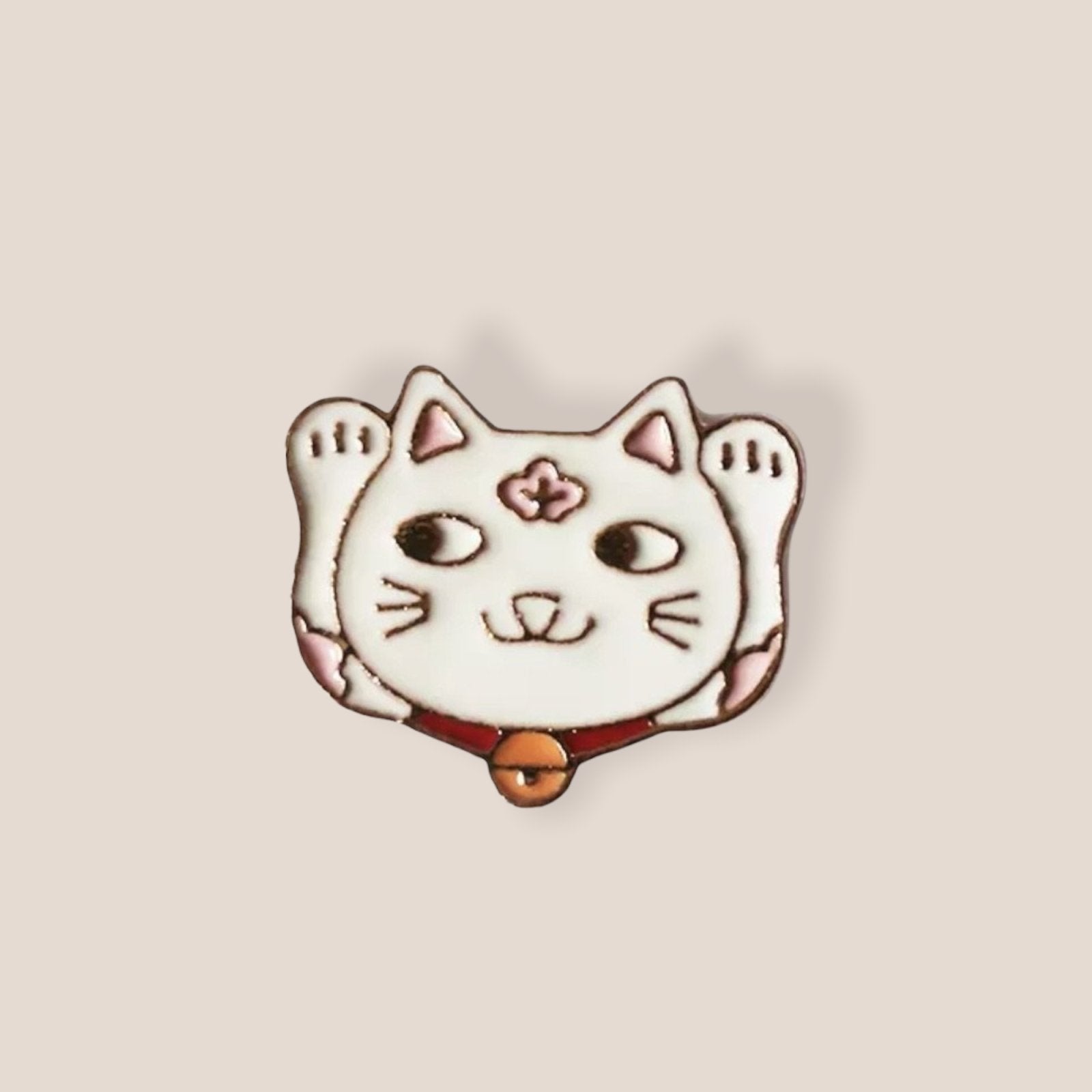 Lucky Cat Emaille Pin find Stylish Fashion for Little People- at Little Foxx Concept Store