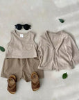 Luna Cardigan Set find Stylish Fashion for Little People- at Little Foxx Concept Store