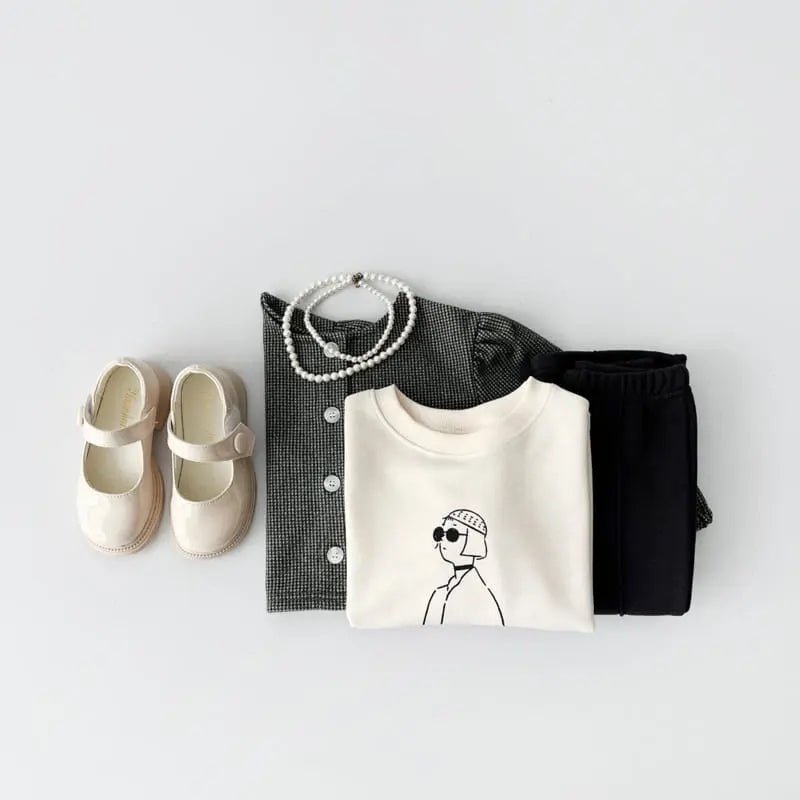 Matilda Overfit Fleece Tee find Stylish Fashion for Little People- at Little Foxx Concept Store