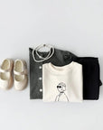 Matilda Overfit Fleece Tee find Stylish Fashion for Little People- at Little Foxx Concept Store