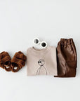 Matilda Overfit Fleece Tee find Stylish Fashion for Little People- at Little Foxx Concept Store