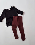 Mini Basic Foot Rib Leggings find Stylish Fashion for Little People- at Little Foxx Concept Store