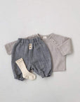 Mini Button Pants - Faded Black find Stylish Fashion for Little People- at Little Foxx Concept Store