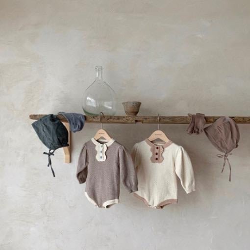 Mini Cotton Knit Bodysuit find Stylish Fashion for Little People- at Little Foxx Concept Store