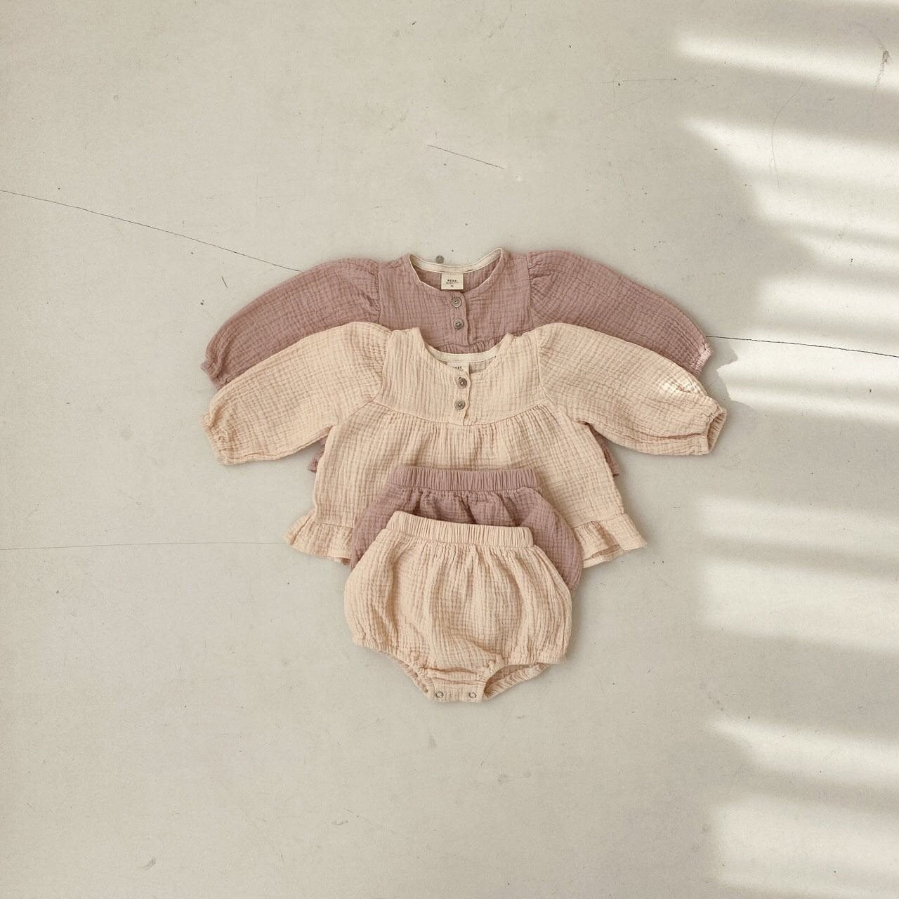 Mini Gauze Top Bloomer Set find Stylish Fashion for Little People- at Little Foxx Concept Store