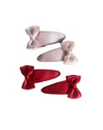 Mini HAARSPANGEN - Schleife Rose Sparkle find Stylish Fashion for Little People- at Little Foxx Concept Store