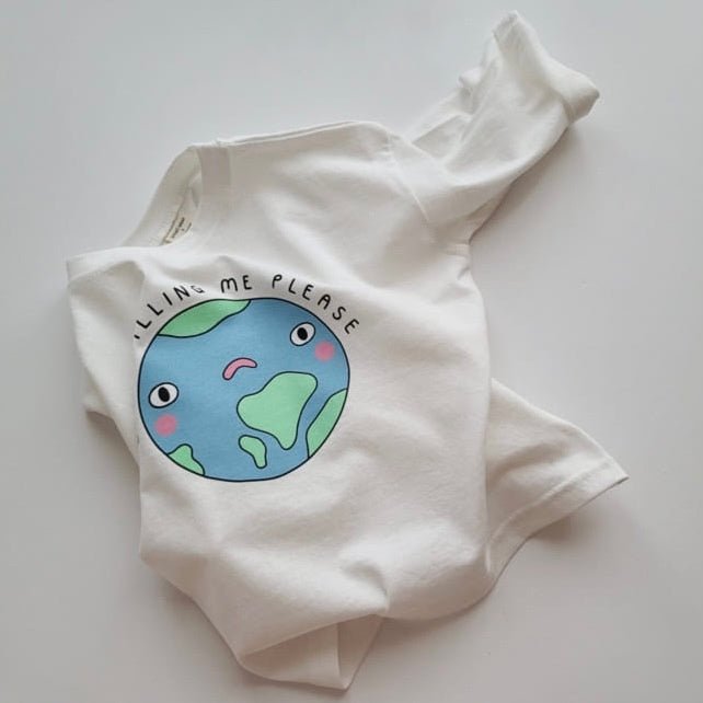 Mommy & Me Earth Tee Longsleeve find Stylish Fashion for Little People- at Little Foxx Concept Store