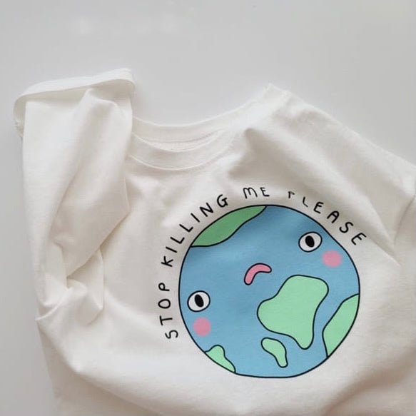 Mommy &amp; Me Earth Tee Longsleeve find Stylish Fashion for Little People- at Little Foxx Concept Store